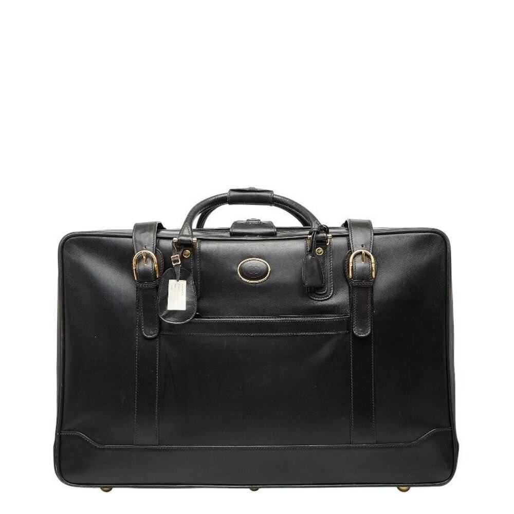 Gucci Leather Boston Bag Black
